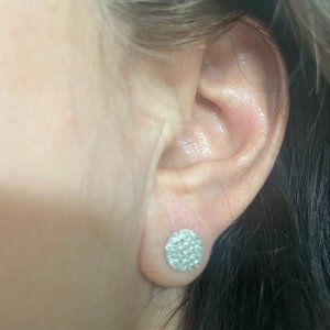 Dana Rebecca Designs Lauren Joy Medium White Gold Diamond Earrings